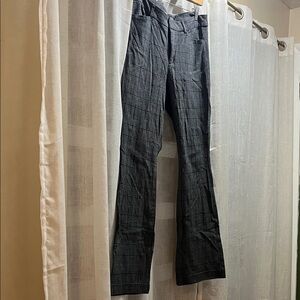 Old Navy Gray Plaid Trousers